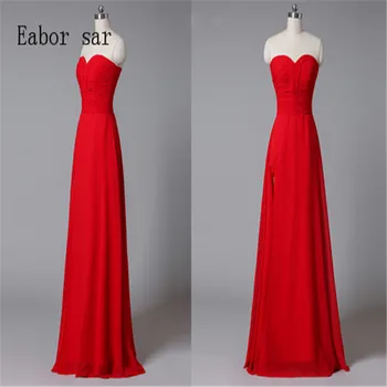 Eabor sar Chiffon Ruffle Off Shoulder Backless Zipper Dress