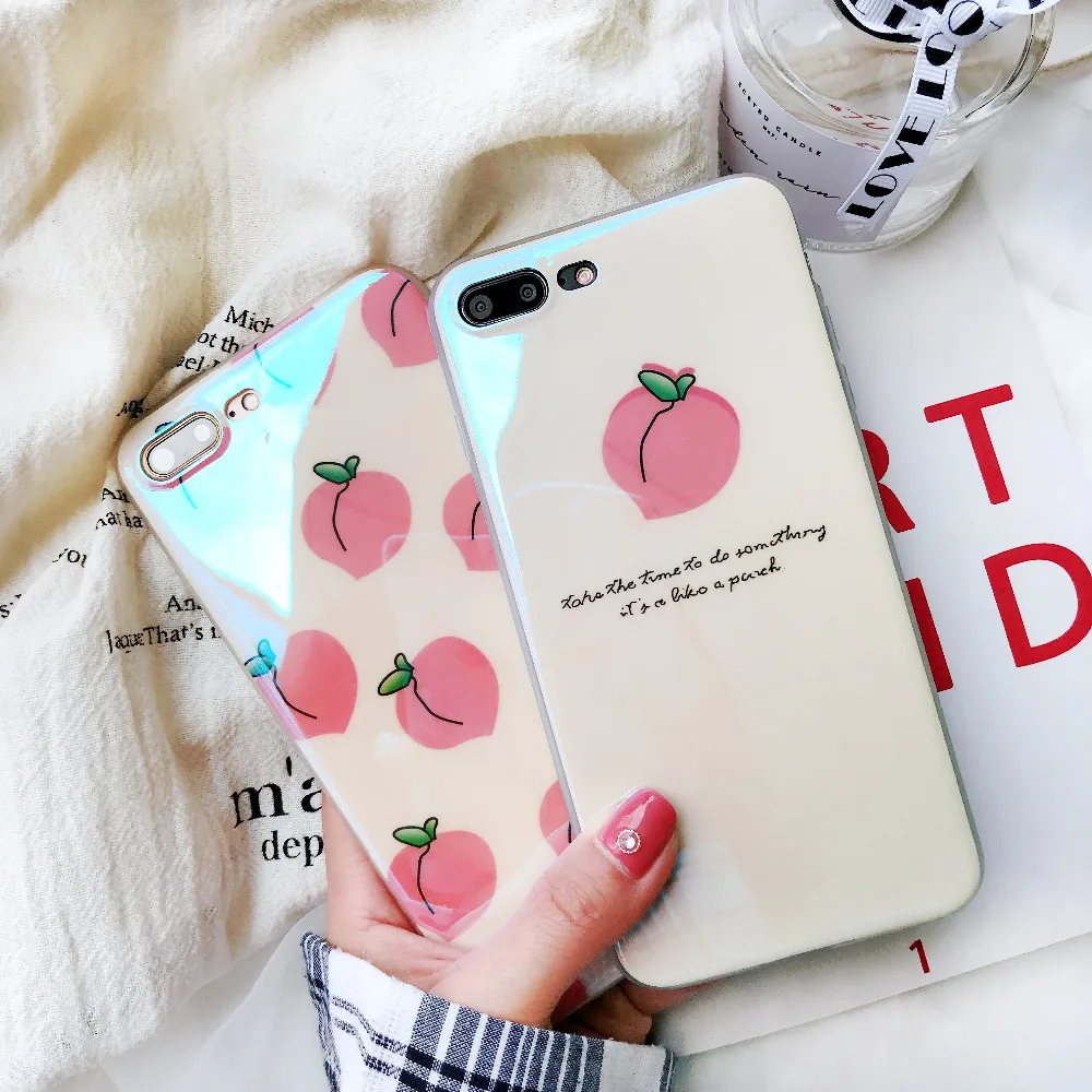 Axbety For iPhone XR/XS MAX / 7 8 6S Plus Fashion Pink Peach Pattern Blu-ray Soft silicon TPU Back Cover For iPhone XS MAX case
Axbety For iPhone XR/XS MAX / 7 8 6S Plus Fashion Pink Peach Pattern Blu-ray Soft silicon TPU Back Cover For iPhone XS MAX case