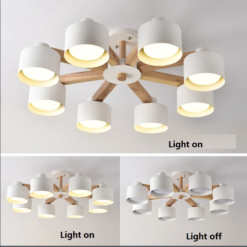 Modern LED Chandelier For Living Room bedroom Suspendsion Lighting Fixtures Wooden lighting Iron Lampshades Nordic Chandeliers
Modern LED Chandelier For Living Room bedroom Suspendsion Lighting Fixtures Wooden lighting Iron Lampshades Nordic Chandeliers