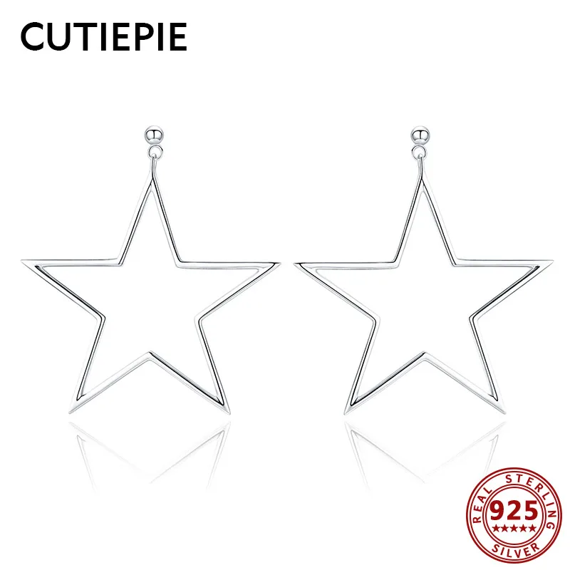 CUTIEPIE Genuine Real 925 Sterling Silver Trendy Large Star Shape Stud Earrings for Women Wedding Earrings Silver Jewelry Gifts
CUTIEPIE Genuine Real 925 Sterling Silver Trendy Large Star Shape Stud Earrings for Women Wedding Earrings Silver Jewelry Gifts