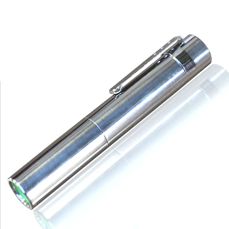 Mini Stainless steel LED torch lamp Cree XPE Q5 flashlight with pen clip (1xAAA/1x10440)
Mini Stainless steel LED torch lamp Cree XPE Q5 flashlight with pen clip (1xAAA/1x10440)