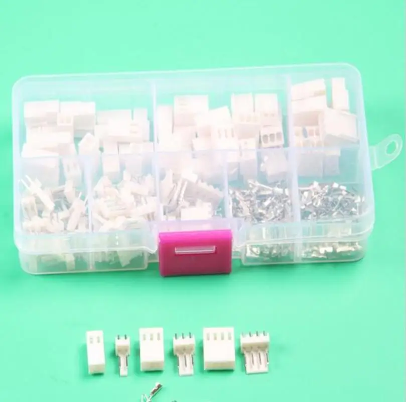 50sets Kit KF2510 Kits in box 2 3 4 pin 2.54 mm Pitch Housing + Pin Header Right Angle+ Terminal Connectors Adaptor
50sets Kit KF2510 Kits in box 2 3 4 pin 2.54 mm Pitch Housing + Pin Header Right Angle+ Terminal Connectors Adaptor