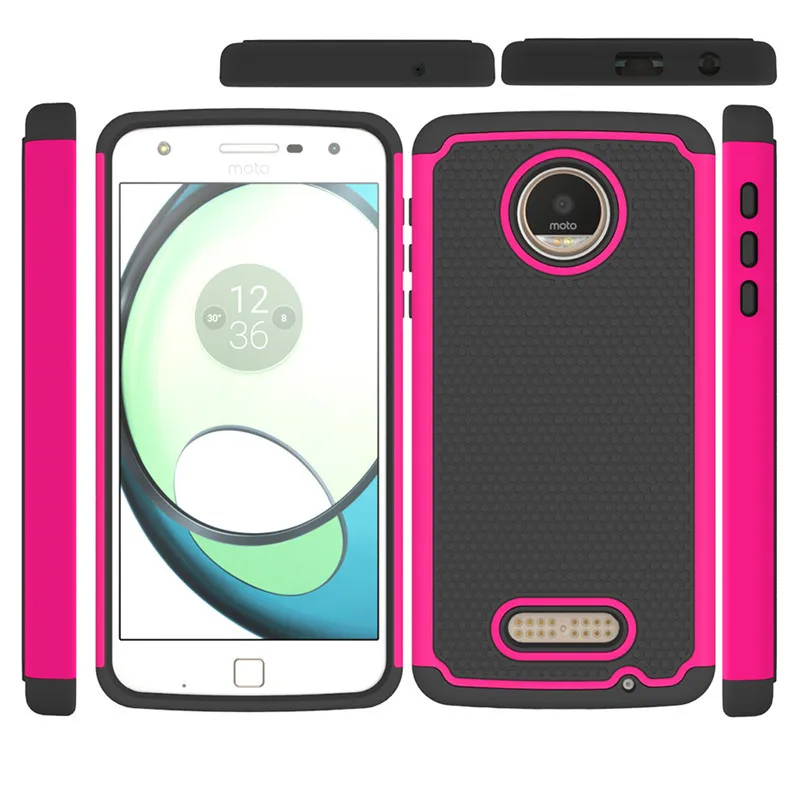 Dual Layer Anti-Knock Phone Case For Motorola Moto Z Play 2016 Cover Silicon&Plastic Armor Shockproof 2in1 Back Protector Case
Dual Layer Anti-Knock Phone Case For Motorola Moto Z Play 2016 Cover Silicon&Plastic Armor Shockproof 2in1 Back Protector Case