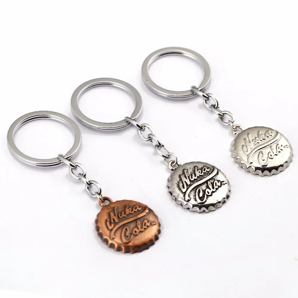 Newest 1 Pcs Hot Cool game Fallout 4 Beer Cap Shape Pendant Keychain Fashion Car Key Ring Nice Gift Key Holder Action figure toy
Newest 1 Pcs Hot Cool game Fallout 4 Beer Cap Shape Pendant Keychain Fashion Car Key Ring Nice Gift Key Holder Action figure toy