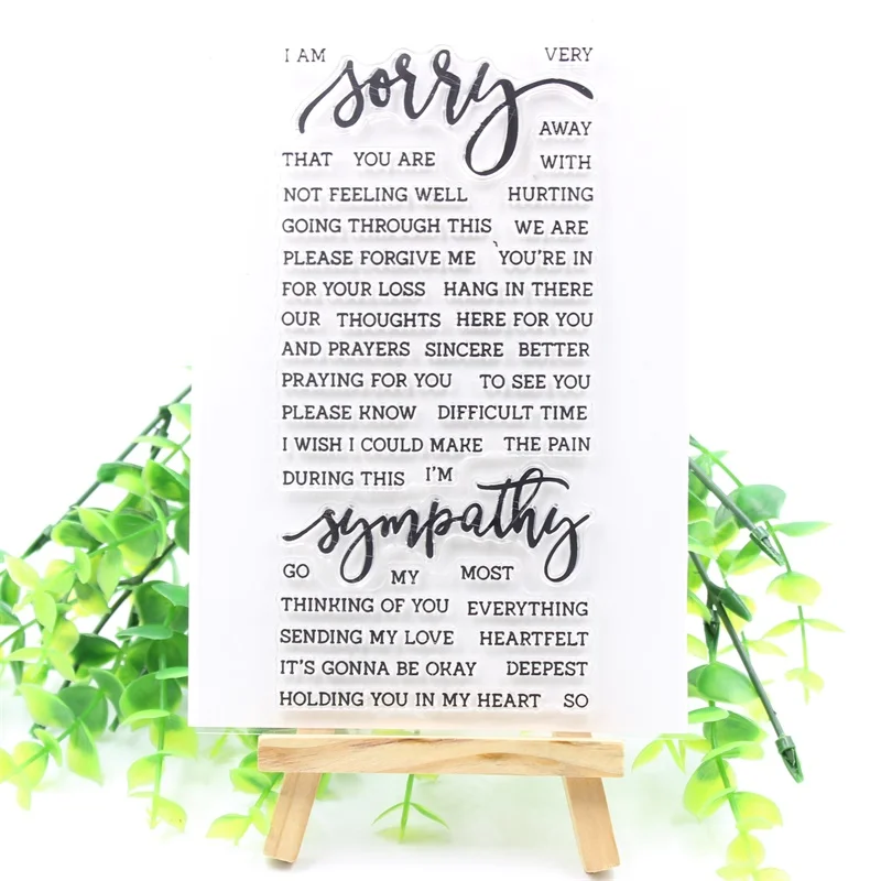 KSCRAFT Words Transparent Clear Silicone Stamp/Seal for DIY scrapbooking/photo album Decorative clear stamp 577
KSCRAFT Words Transparent Clear Silicone Stamp/Seal for DIY scrapbooking/photo album Decorative clear stamp 577