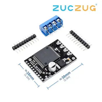 VNH5019 single DC motor drive module 30A high current Self-voltage protection VNH2SP30 upgrade
VNH5019 single DC motor drive module 30A high current Self-voltage protection VNH2SP30 upgrade