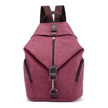 Pretty style pure color canvas women backpack college student school book bag leisure backpack travel bag
Pretty style pure color canvas women backpack college student school book bag leisure backpack travel bag