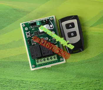 FREE SHIPPING DC 12V 2 Channel RF wireless remote control switch system/Transmitter&Receiver
FREE SHIPPING DC 12V 2 Channel RF wireless remote control switch system/Transmitter&Receiver