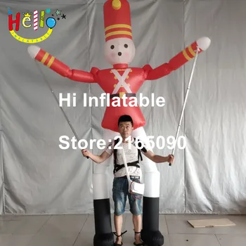 Inflatable Moving Cartoon Costume Inflatable Soldier With Long Leg For Advertising Events Outdoor Puppet
Inflatable Moving Cartoon Costume Inflatable Soldier With Long Leg For Advertising Events Outdoor Puppet
