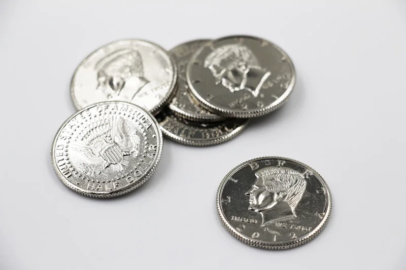 Free Shipping! 5pcs/lot Half Dollar Coin high quality copy Silver, magic prop wholesale, magic toys.magic tricks,gimmick 
Free Shipping! 5pcs/lot Half Dollar Coin high quality copy Silver, magic prop wholesale, magic toys.magic tricks,gimmick