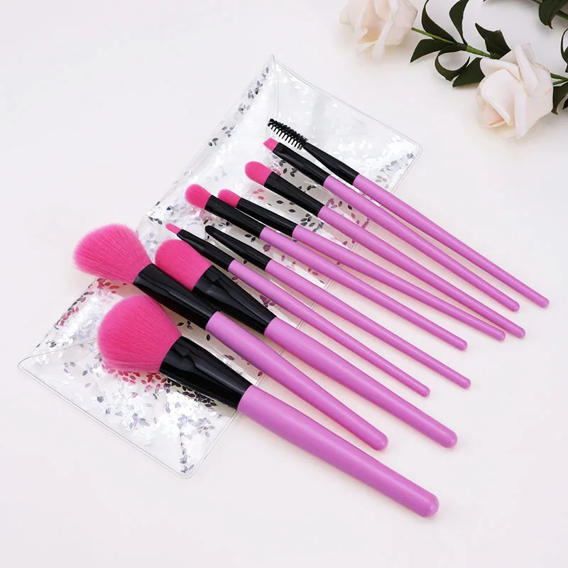 10pcs Travel Portable Pink Makeup Brush Set Reals Eyeshadow Eyeliner Powder Brushes Blush Eyebrow Brush Lip Make Up Brushes
10pcs Travel Portable Pink Makeup Brush Set Reals Eyeshadow Eyeliner Powder Brushes Blush Eyebrow Brush Lip Make Up Brushes