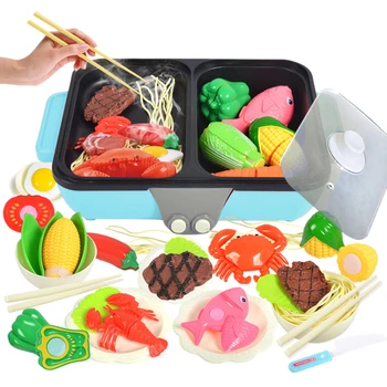 37Pcs/Set 2-In-1 Children Pretend Play Toy Hot Pot Barbecue Silmulation Kitchen Playset Birthday Christmas Gift - Blue/Pink
37Pcs/Set 2-In-1 Children Pretend Play Toy Hot Pot Barbecue Silmulation Kitchen Playset Birthday Christmas Gift - Blue/Pink