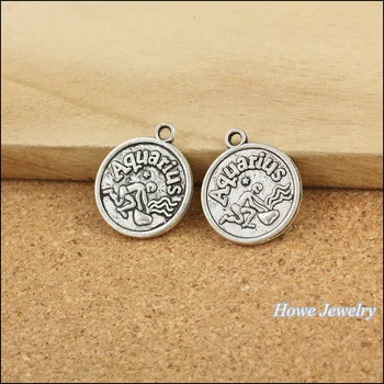 70pcs Fashion Round constellation "Aquarius" carved Pendant Tibetan silver Fit European Necklace DIY Metal Jewelry Findings
70pcs Fashion Round constellation "Aquarius" carved Pendant Tibetan silver Fit European Necklace DIY Metal Jewelry Findings