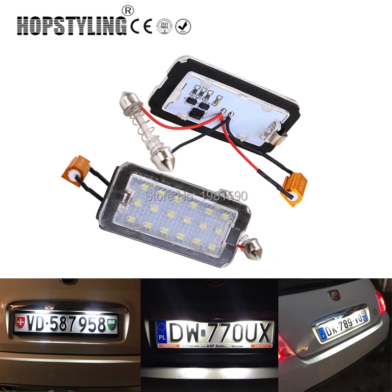 Hopstyling No Error 2 PCS car license plate light for Fiat 500 500C auto replacement LED number plate lamp accessory parts white
Hopstyling No Error 2 PCS car license plate light for Fiat 500 500C auto replacement LED number plate lamp accessory parts white