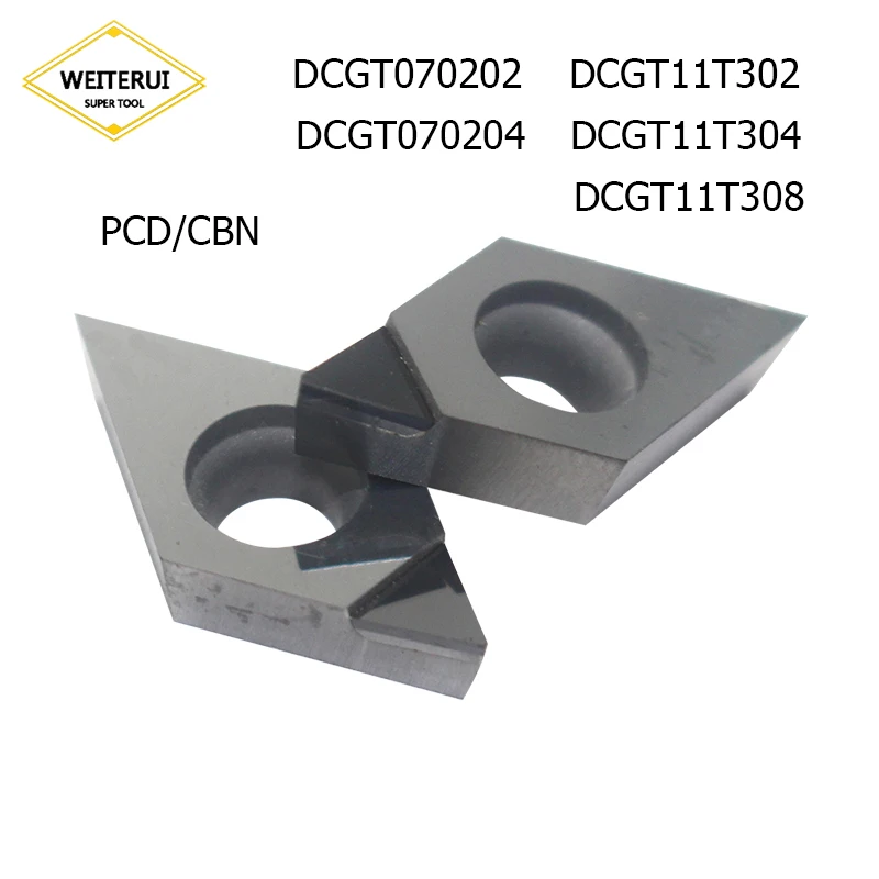 2P DCGT11T304 CBN Carbide Turning Diamond CNC Blade High Quality