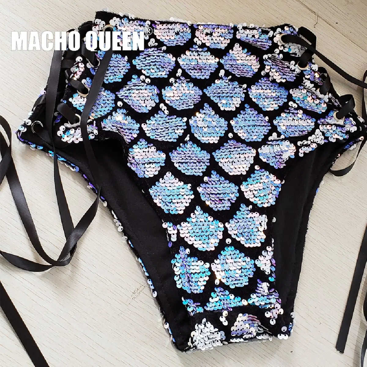 Mermaid Party Costumes Summer Holographic Festival Rave Bottoms Wear Clothes Outfits Women Sequin Lace Up High Waist Shorts
Mermaid Party Costumes Summer Holographic Festival Rave Bottoms Wear Clothes Outfits Women Sequin Lace Up High Waist Shorts