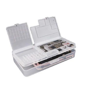Multi-function Storage Box for iPhone LCD Screen Motherboard IC Chips Component Screws Organizer Container Cellphone Repair Tool
Multi-function Storage Box for iPhone LCD Screen Motherboard IC Chips Component Screws Organizer Container Cellphone Repair Tool