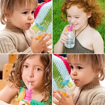 Spill-Proof Baby Bottle Drinks Straw Cover Portable Kids Feeding Drinking Straw Cup Cover Children Safety Anti-Choke Drinks Tool
Spill-Proof Baby Bottle Drinks Straw Cover Portable Kids Feeding Drinking Straw Cup Cover Children Safety Anti-Choke Drinks Tool