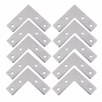 European Standard Carbon Steel L-Type Connection Plate for 4040 Aluminum Extrusion Profile Pack of 10 
European Standard Carbon Steel L-Type Connection Plate for 4040 Aluminum Extrusion Profile Pack of 10