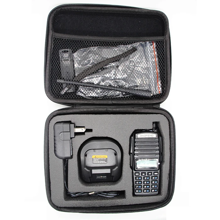 Walkie talkie Two accessories Way Radio Case for BAOFENG UV-82 uv 82 UV-8D protable hunting bag travel Carry Handbag Storage Box
Walkie talkie Two accessories Way Radio Case for BAOFENG UV-82 uv 82 UV-8D protable hunting bag travel Carry Handbag Storage Box
