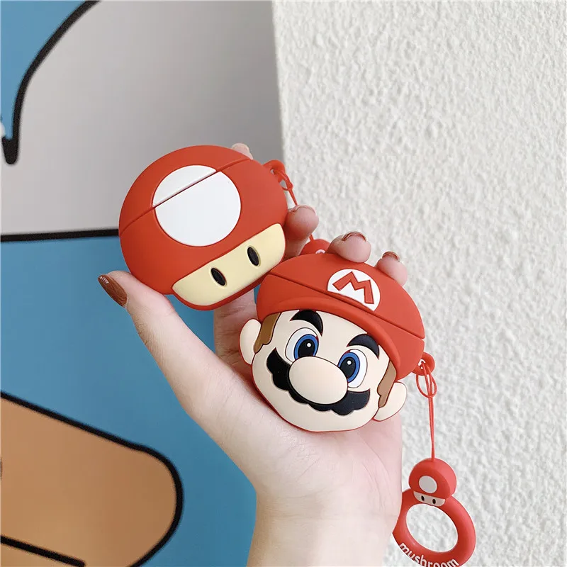 Game Super Mario Bros Toad Mario Airpods Case Popular Catoon Earphone Cover Keychain Accessories Birthday Gift
Game Super Mario Bros Toad Mario Airpods Case Popular Catoon Earphone Cover Keychain Accessories Birthday Gift