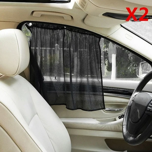 2Pcs Universal tulle Blackout Car Side Window Mesh Curtain Summer Anti-UV Cover Lightweight foldable 75x52cm
2Pcs Universal tulle Blackout Car Side Window Mesh Curtain Summer Anti-UV Cover Lightweight foldable 75x52cm