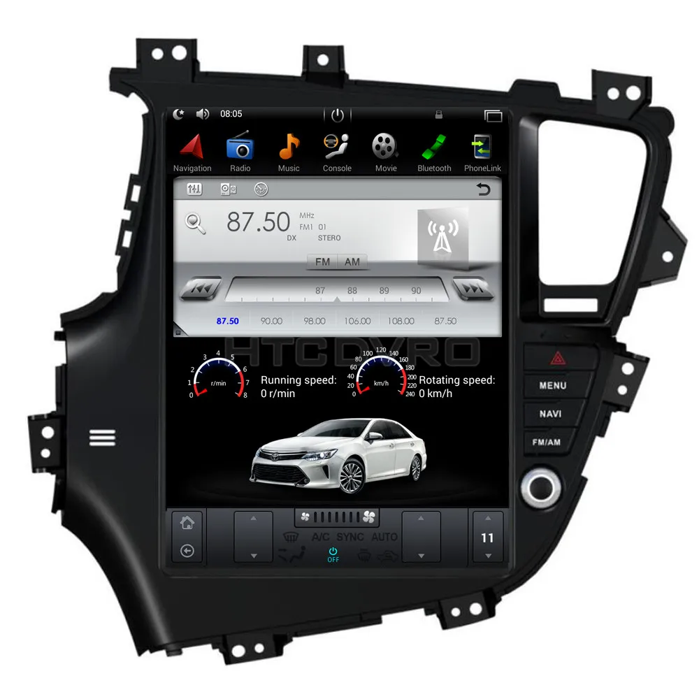 YMODVHT 12.9inch Telsa Style Vertical Screen Quad Core Android 7.1 2GB RAM Car DVD GPS for KIA K5/optima 2011--RDS Radio Audio
YMODVHT 12.9inch Telsa Style Vertical Screen Quad Core Android 7.1 2GB RAM Car DVD GPS for KIA K5/optima 2011--RDS Radio Audio