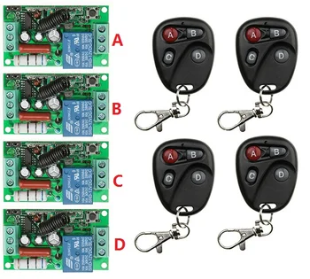 AC 220V Wireless Remote Control Switch System 4 Receiver 4 Transmitter Learning Code Momentary Latched adjusted 10A Transmitter
AC 220V Wireless Remote Control Switch System 4 Receiver 4 Transmitter Learning Code Momentary Latched adjusted 10A Transmitter