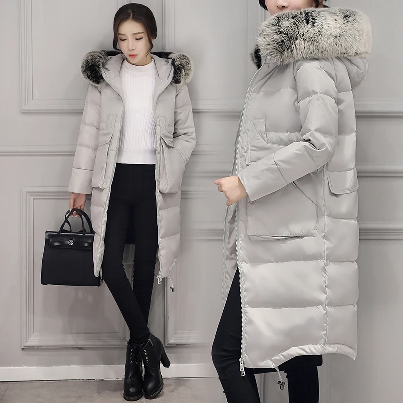 2017 Women Thicken Duck Down Long Jacket Lady Waterproof Fur Coat Winter Parkas Windproof Outerwear Plus Size 5XL Overcoat
2017 Women Thicken Duck Down Long Jacket Lady Waterproof Fur Coat Winter Parkas Windproof Outerwear Plus Size 5XL Overcoat