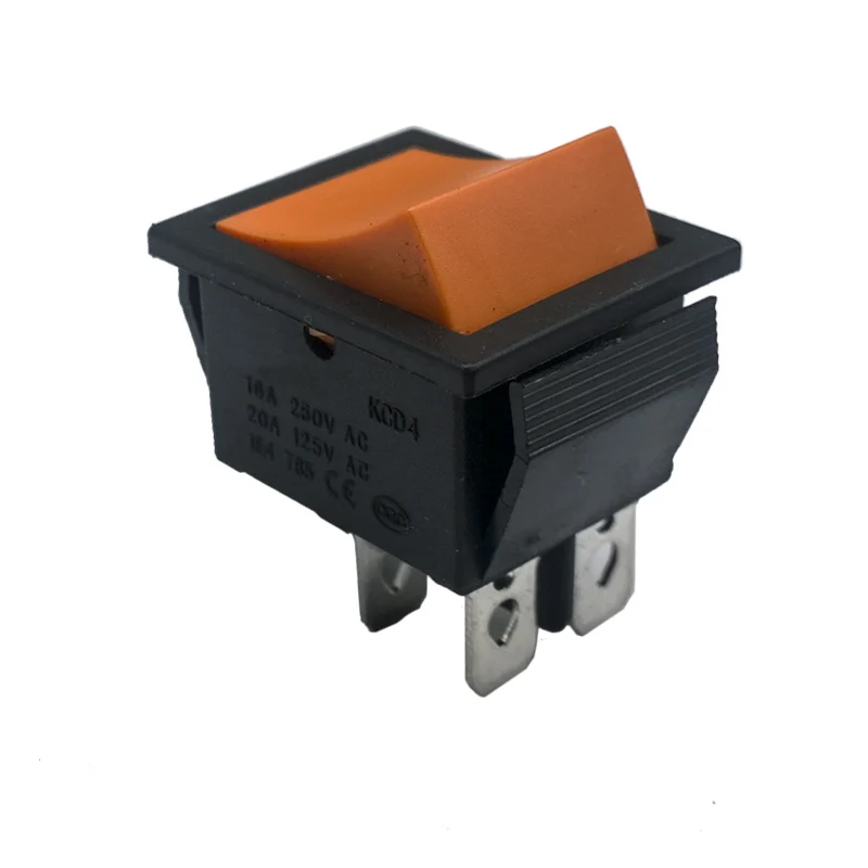 20pcs 50pcs/lot KCD4 31*25mm 4PIN 16A 250V Snap-in DPST ON/OFF Position Snap Boat Rocker Switch Copper feet
20pcs 50pcs/lot KCD4 31*25mm 4PIN 16A 250V Snap-in DPST ON/OFF Position Snap Boat Rocker Switch Copper feet