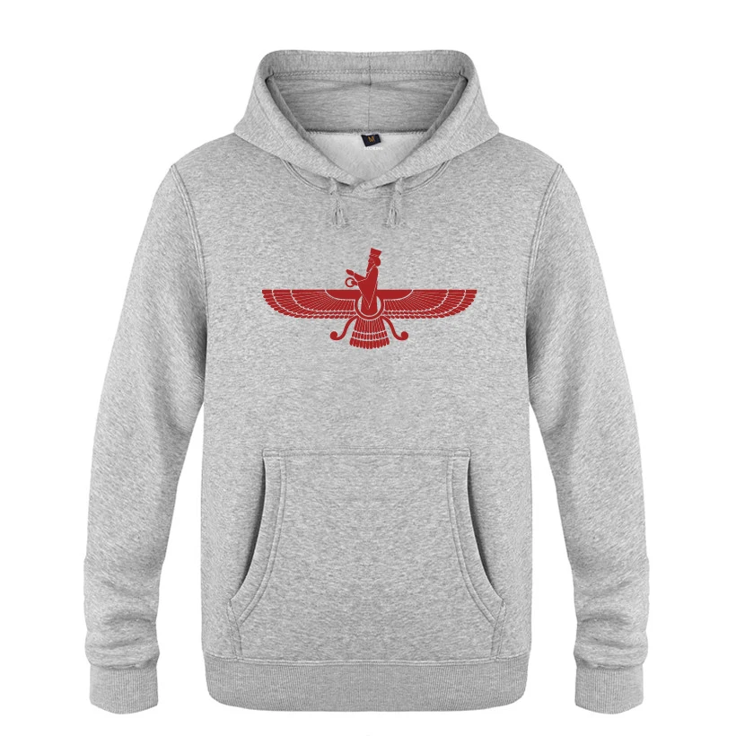 Farvahar Persia Symbol Persian Zoroastrian Sweatshirts Men 2018 Mens