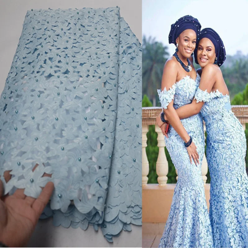 (5yards/pc) very beautfiul laser cut African party lace fabric with jacquard pattern and beads for party dress CLL02
(5yards/pc) very beautfiul laser cut African party lace fabric with jacquard pattern and beads for party dress CLL02