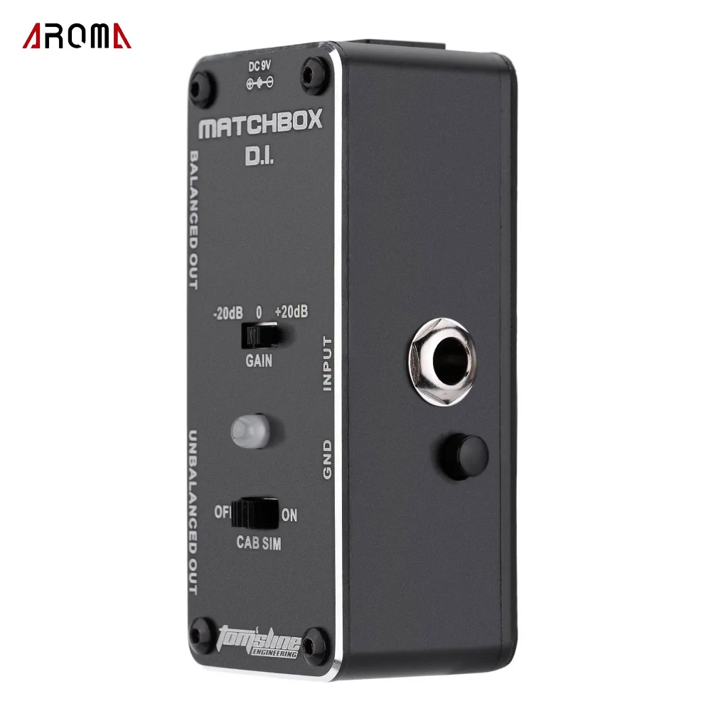 AROMA AMX-3 MATCHBOX D.I. Transfer Guitar or Bass Signal Directly to Audio System Mini Analogue Effect Pedal True Bypass
AROMA AMX-3 MATCHBOX D.I. Transfer Guitar or Bass Signal Directly to Audio System Mini Analogue Effect Pedal True Bypass