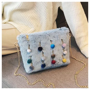 2019 New Fashion Plush Bag Wild Korean Cute Simple Hair Chain Ladies Clutch Messenger Envelope Bag Tassel Shoulder Bag Bolsas
2019 New Fashion Plush Bag Wild Korean Cute Simple Hair Chain Ladies Clutch Messenger Envelope Bag Tassel Shoulder Bag Bolsas