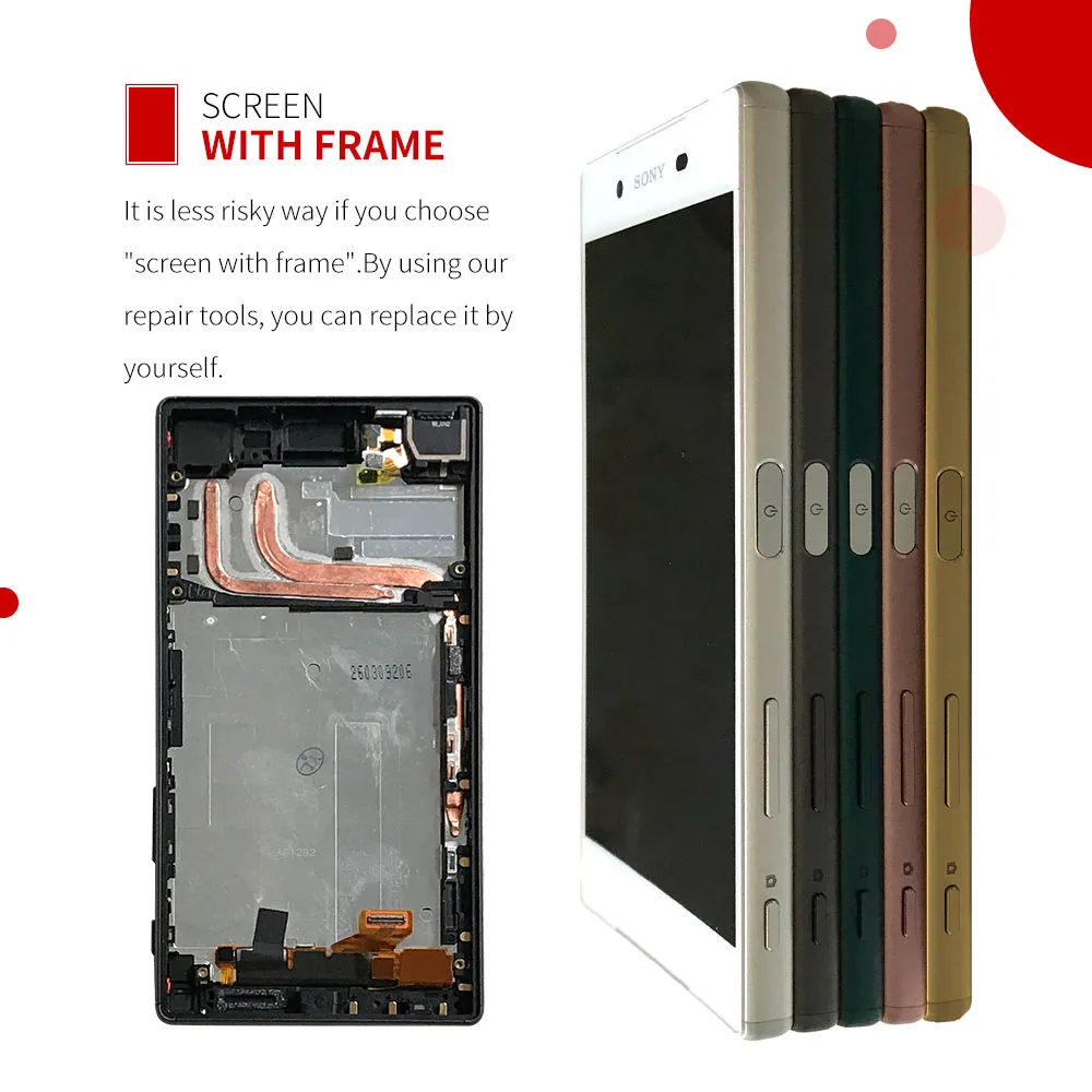 LCD For Sony Xperia Z5 E6603 E6633 E6653 E6683 LCD Display Digitizer Touch Screen with frame Panel Assembly Parts Tools Adhesive
LCD For Sony Xperia Z5 E6603 E6633 E6653 E6683 LCD Display Digitizer Touch Screen with frame Panel Assembly Parts Tools Adhesive