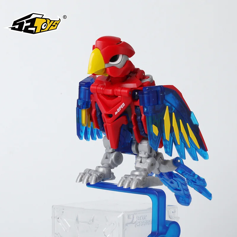 TransformationBEASTBOX beast series echo blaster red blue parrot PVC Hand Model Kid Dolls Toys Figurals
TransformationBEASTBOX beast series echo blaster red blue parrot PVC Hand Model Kid Dolls Toys Figurals
