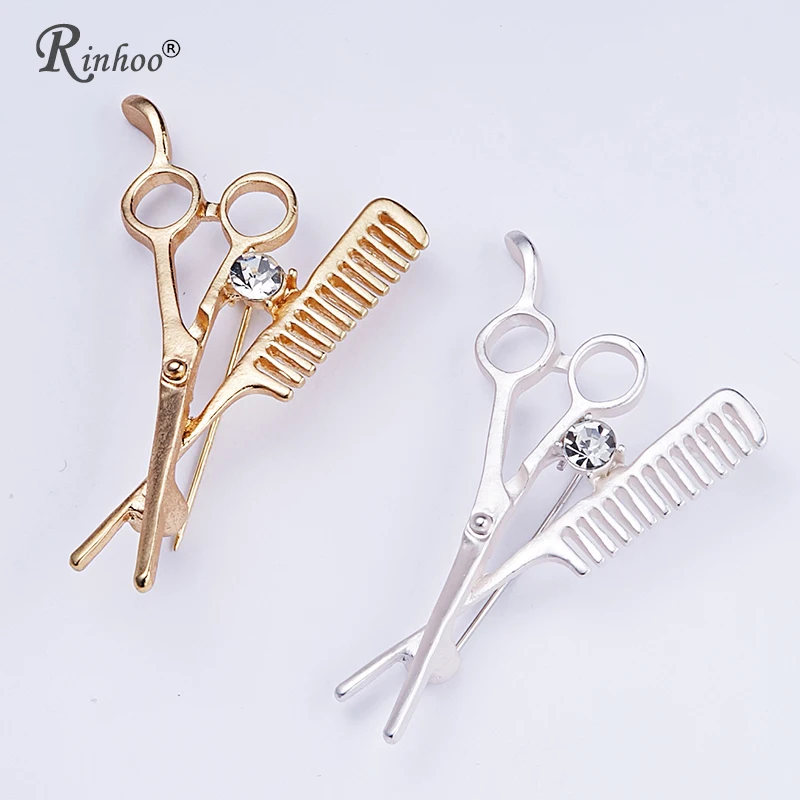 RINHOO New Comb Scissors Brooch Hat Collar Clips Bijoux Austrian Crystal Hijab Pins Up Brooches for Wedding Dress Girl Jewelry
RINHOO New Comb Scissors Brooch Hat Collar Clips Bijoux Austrian Crystal Hijab Pins Up Brooches for Wedding Dress Girl Jewelry