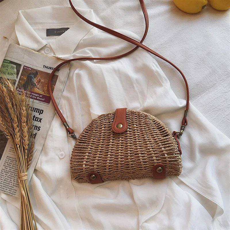 Women's Straw Shoulder Bag Solid Color Simple Shell Bags PU Material Packet Fashion International Small Bag For Women New 2019
Women's Straw Shoulder Bag Solid Color Simple Shell Bags PU Material Packet Fashion International Small Bag For Women New 2019