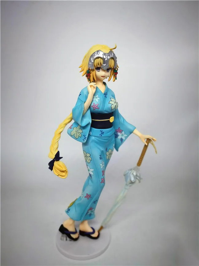 Anime action model figure Jeanne D Arc FateGrand Order saber kimono 21cm 18 Ruler Saber collection PVC toy gift F7323 (15)