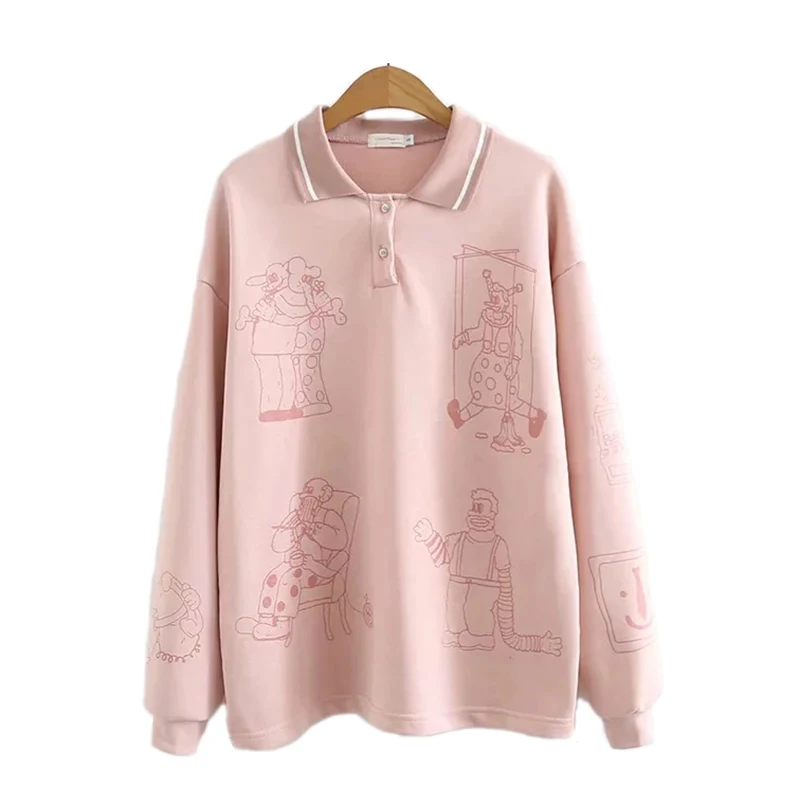 Japanese Style Harajuku Loose Hoody Ladies Lovely Printed Bts Sweatshirt Autumn Hip Hop Long Sleeve Women's Cotton Sweatshirt
Japanese Style Harajuku Loose Hoody Ladies Lovely Printed Bts Sweatshirt Autumn Hip Hop Long Sleeve Women's Cotton Sweatshirt