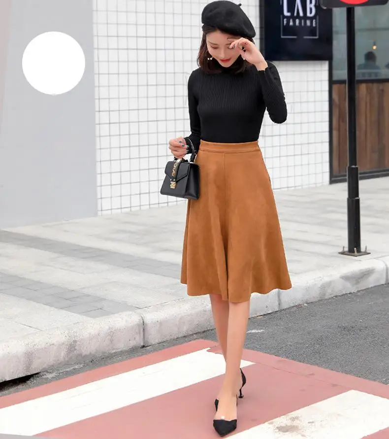2019 Spring New Style Suede Skirt Women 5 Colors Available Elegant Vintage All-match Slim High Waist A-line Skirt Free Shipping
2019 Spring New Style Suede Skirt Women 5 Colors Available Elegant Vintage All-match Slim High Waist A-line Skirt Free Shipping