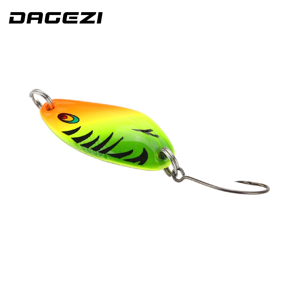 DAGEZI Metal Spoon Lure 5pcs/lot Saltwater Fishing Lure With Fishing Hook Sinking Bait For Carp Fishing Bait Bass Lure
DAGEZI Metal Spoon Lure 5pcs/lot Saltwater Fishing Lure With Fishing Hook Sinking Bait For Carp Fishing Bait Bass Lure