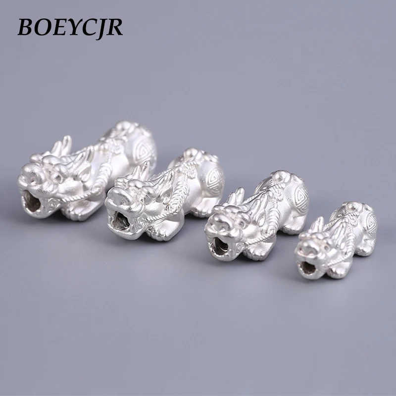 BOEYCJR S999 Silver Pixiu Accessory For Jewelry Making Beads For DIY Bracelet&Necklace
BOEYCJR S999 Silver Pixiu Accessory For Jewelry Making Beads For DIY Bracelet&Necklace