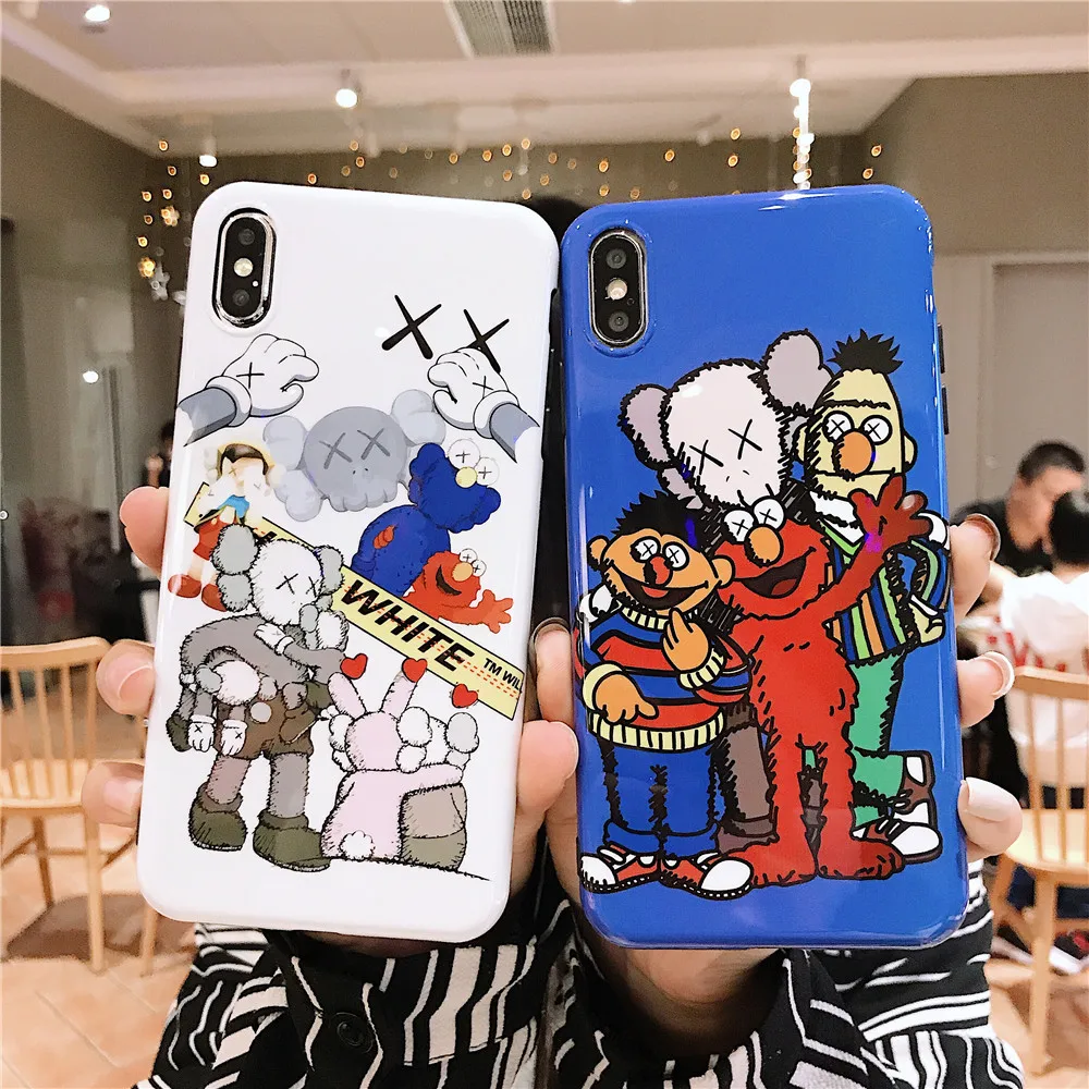 Off ow Trendy Brand Glossy Sesame Street Phone Case For iPhone 6 6s 7 8 Plus white KAWS XX ElMO Cute Cartoon Cover
Off ow Trendy Brand Glossy Sesame Street Phone Case For iPhone 6 6s 7 8 Plus white KAWS XX ElMO Cute Cartoon Cover