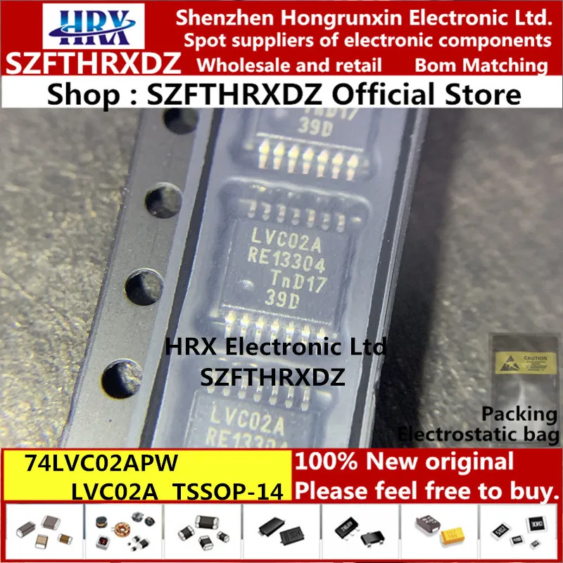 100% new original 74LVC02APW,118 LVC02A TSSOP-14 74LVC02APW TSSOP14 2000PCS/REEL (10PCS-20PCS-50PCS-100PCS)
100% new original 74LVC02APW,118 LVC02A TSSOP-14 74LVC02APW TSSOP14 2000PCS/REEL (10PCS-20PCS-50PCS-100PCS)