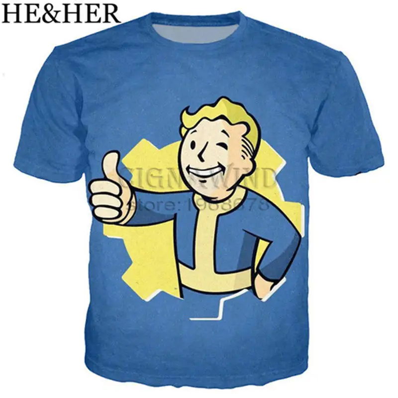 New cool popular Fallout Finger 4 tide t shirt men women 3D print Novelty funny t shirts summer tops hip hop tshirt streetwear
New cool popular Fallout Finger 4 tide t shirt men women 3D print Novelty funny t shirts summer tops hip hop tshirt streetwear