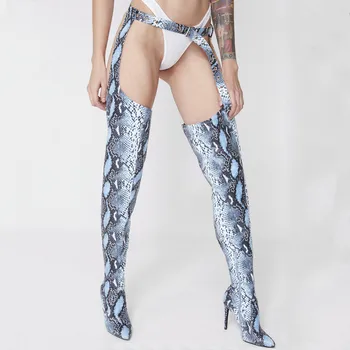 Serpentine Pointed Toe Stilettos High Heels Shoes Overknee Long Pants Boots European And American Fashion Walking Show Boots
Serpentine Pointed Toe Stilettos High Heels Shoes Overknee Long Pants Boots European And American Fashion Walking Show Boots