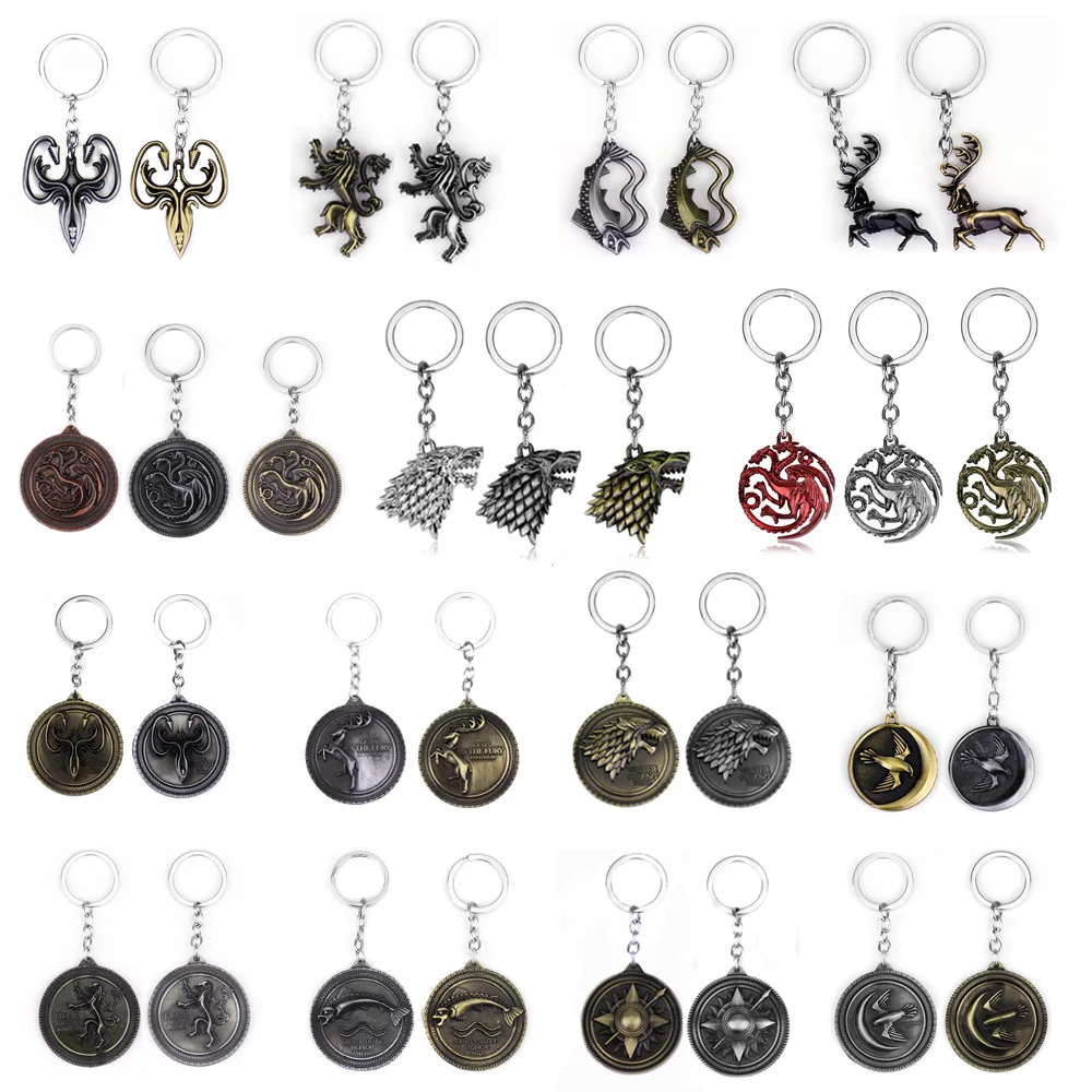 Game of Thrones Keychain House Stark Wolf Beer Opener Key chain A Song Of Ice And Fire Targaryen Dragon Keyring Souvenir Gift
Game of Thrones Keychain House Stark Wolf Beer Opener Key chain A Song Of Ice And Fire Targaryen Dragon Keyring Souvenir Gift