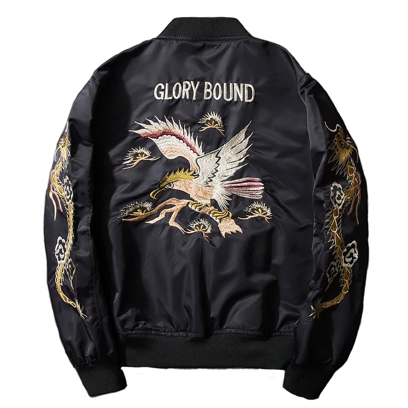 Autumn Embroidery Bomber Jacket Short Men Women Dragon Animal Harajuku Baseball Jacket Fashion Casual Windbreaker Couple Coat
Autumn Embroidery Bomber Jacket Short Men Women Dragon Animal Harajuku Baseball Jacket Fashion Casual Windbreaker Couple Coat