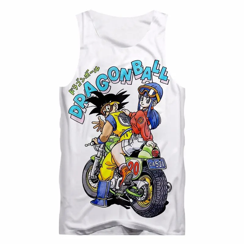 One Piece, Dragon Ball & Bleach 3D Tank Tops